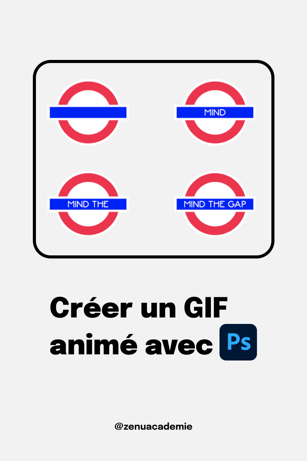 Épingle Pinterest vers l'article pour créer un GIF avec Photoshop