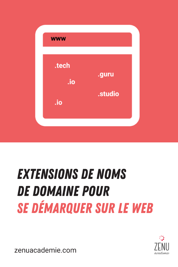 Extensions de nom de domaine pour se démarque sur Internet