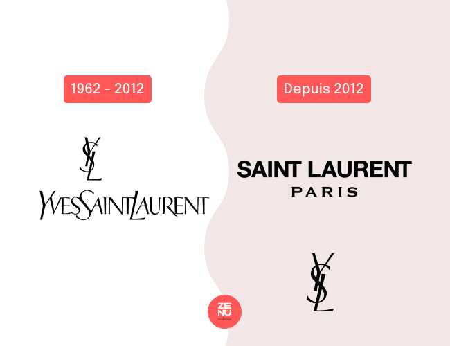 Le monogramme d'Yves Saint Laurent