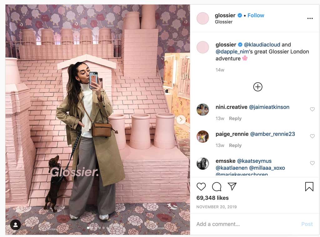 UGC sur Instagram