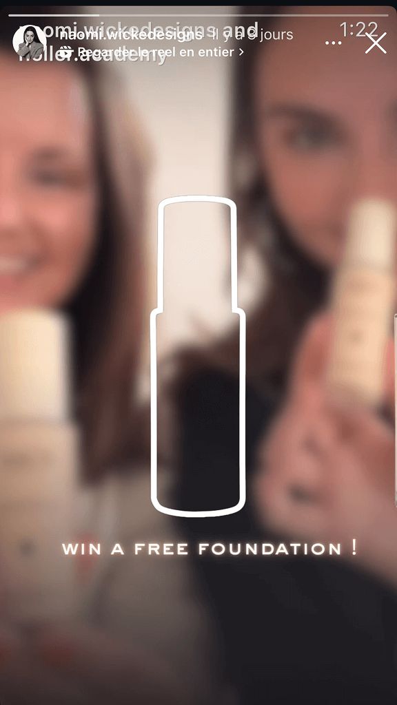 Exemple de bonus en story