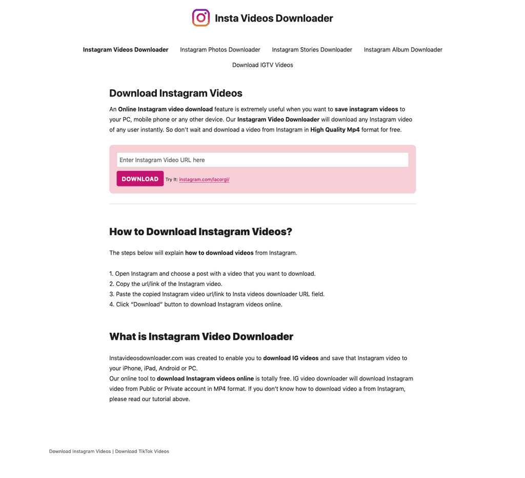 Télécharger du contenu sur Instagram