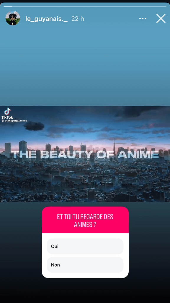 Sticker Question sur Instagram