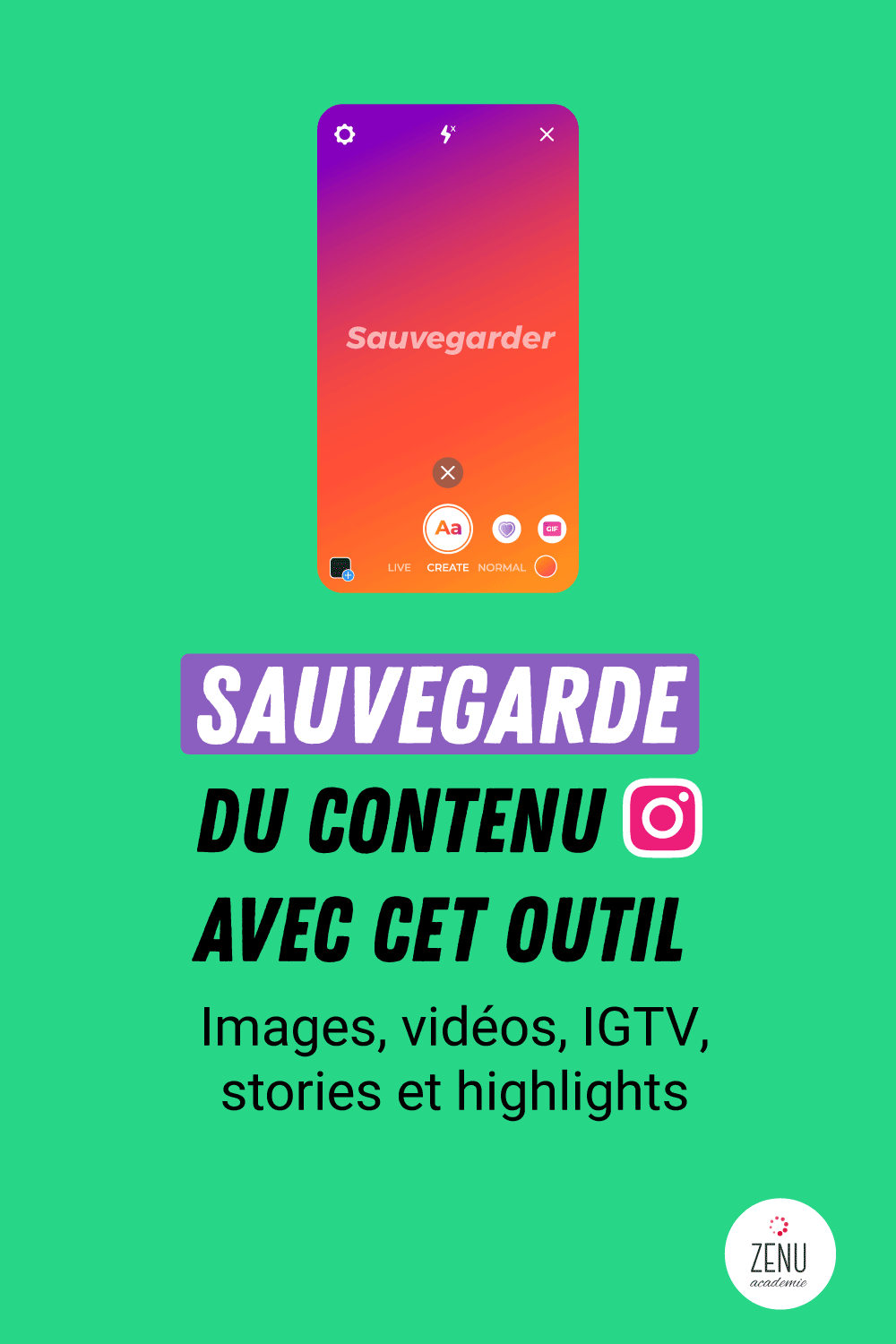 Télécharger du contenu depuis Instagram - Image Pinterest