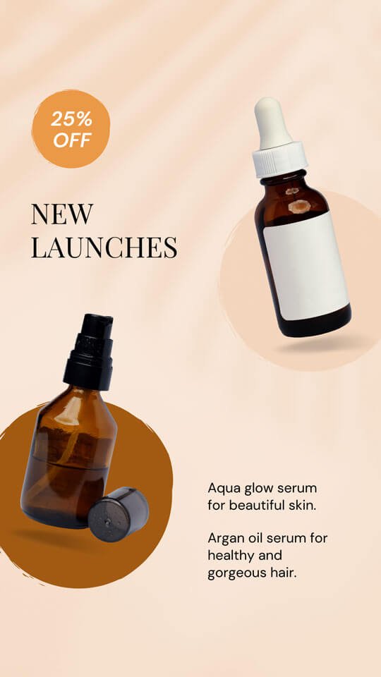 Stories avec des produits en promotion