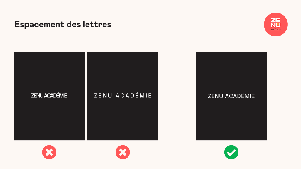 Comment l'espacement des lettres affecte la lecture