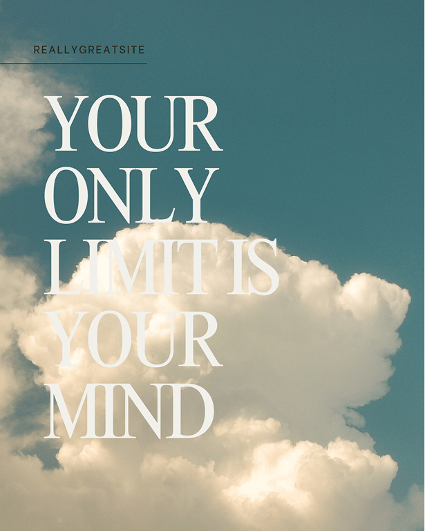 Visuel d'une citation avec image de fond