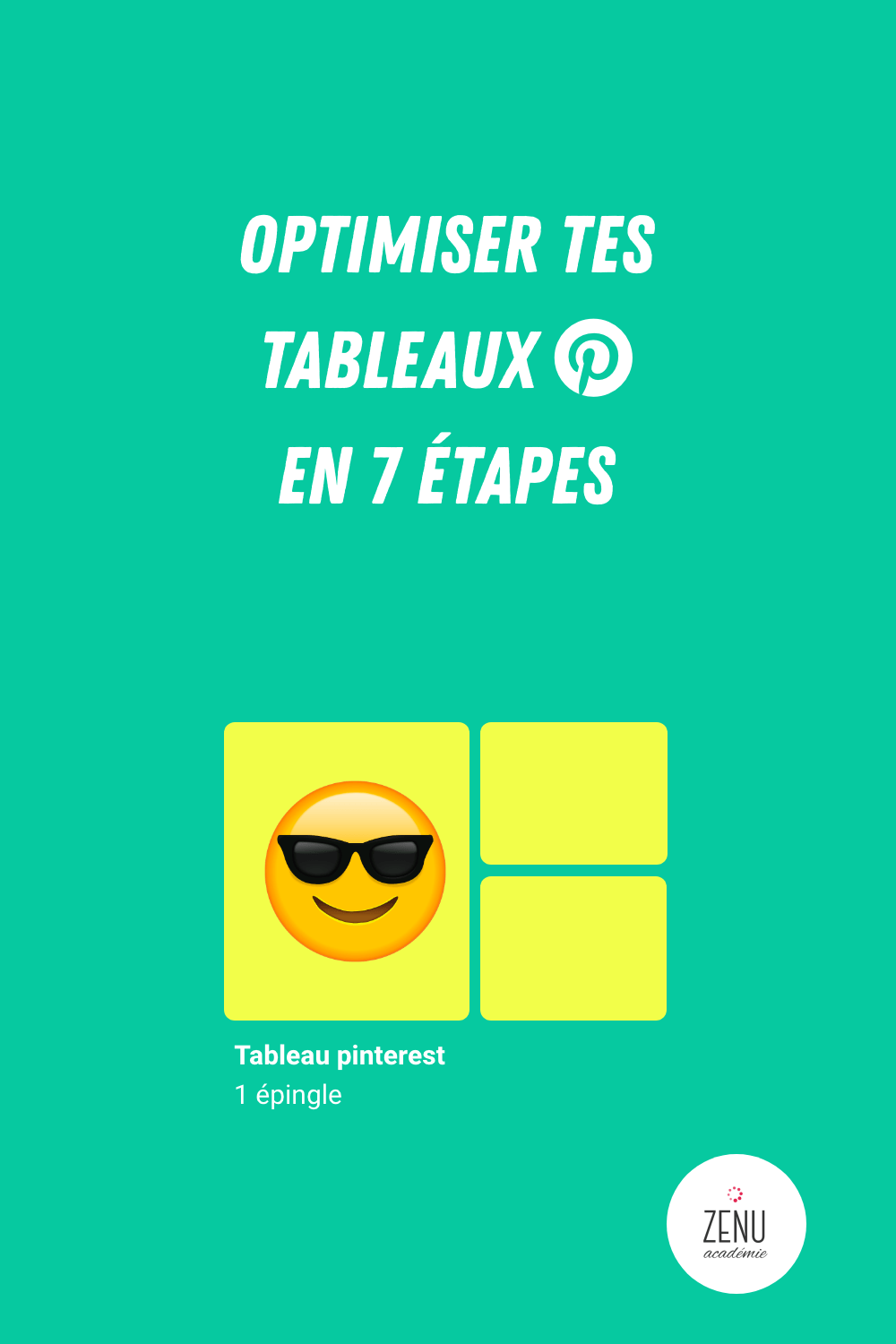 Étapes pour optimiser ses tableaux Pinterest