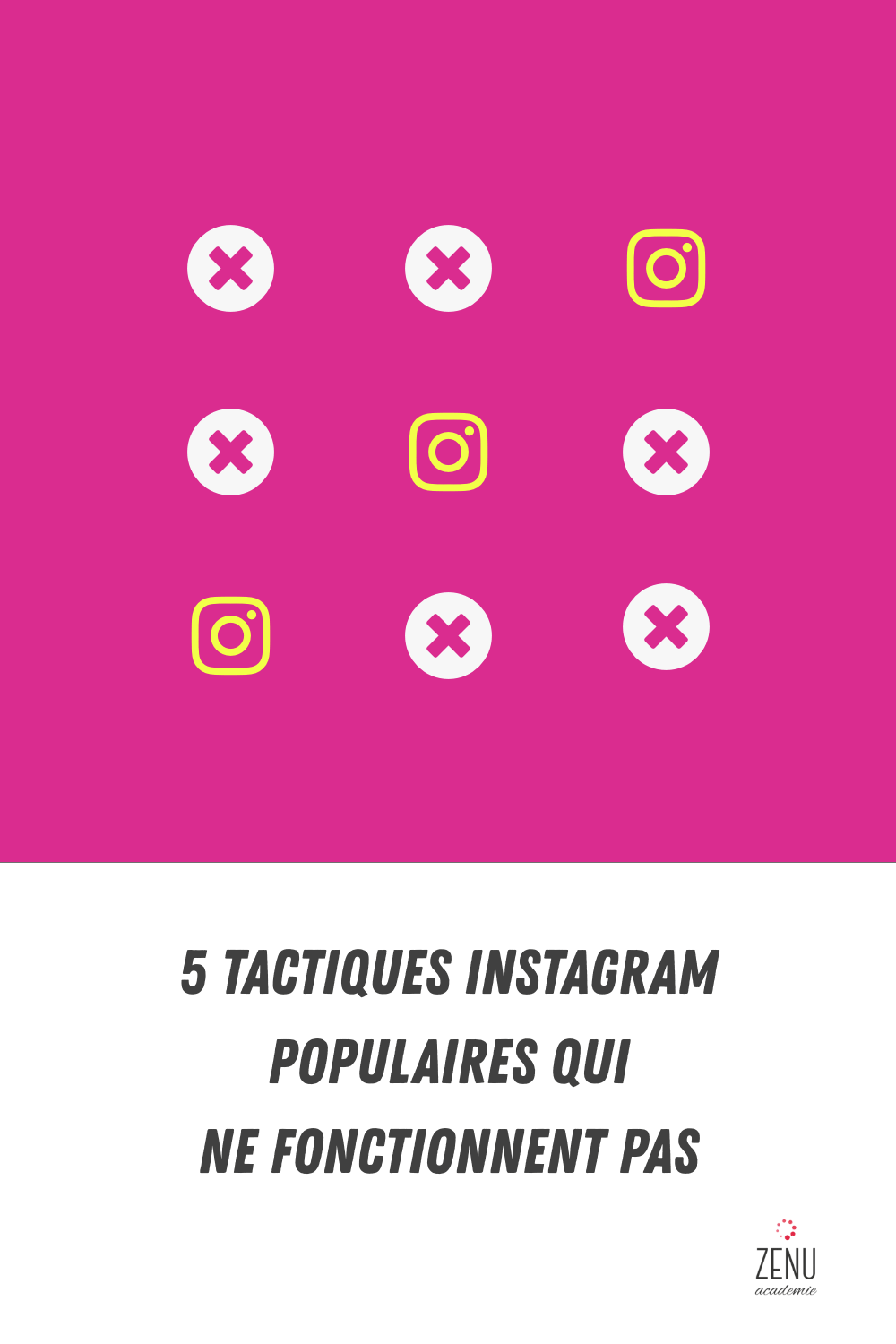 Tactiques Instagram populaires qui ne fonctionnent absolument pas