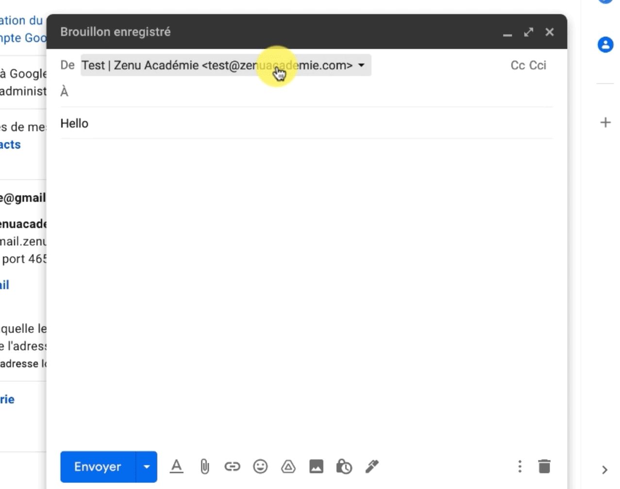 Envoyer un email professionnel à partir de Gmail