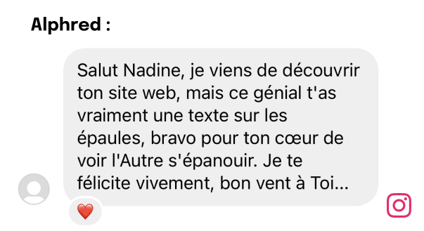 Témoignage d'Alphred, un membre de la communauté Zenu Académie sur Instagram