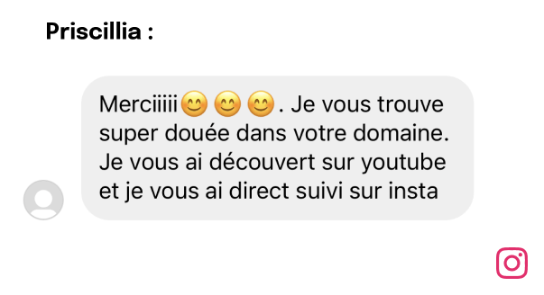 Témoignage de Priscille, une membre de la communauté Zenu Académie sur Instagram