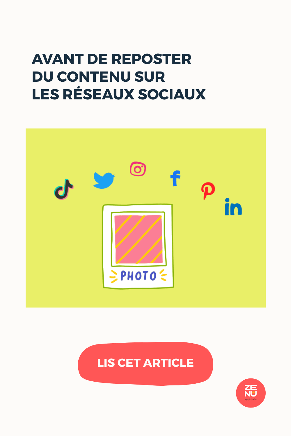 Reposter du contenu sur les réseaux sociaux