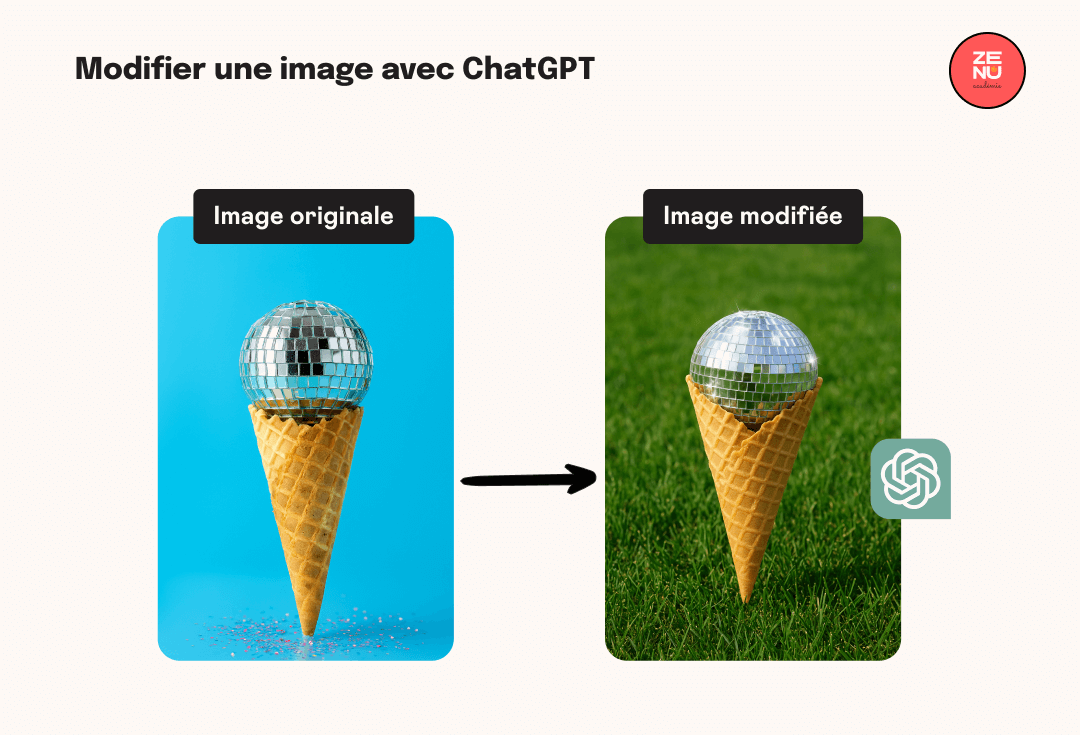 Modifier l'arrière-plan d'une image avec ChatGPT