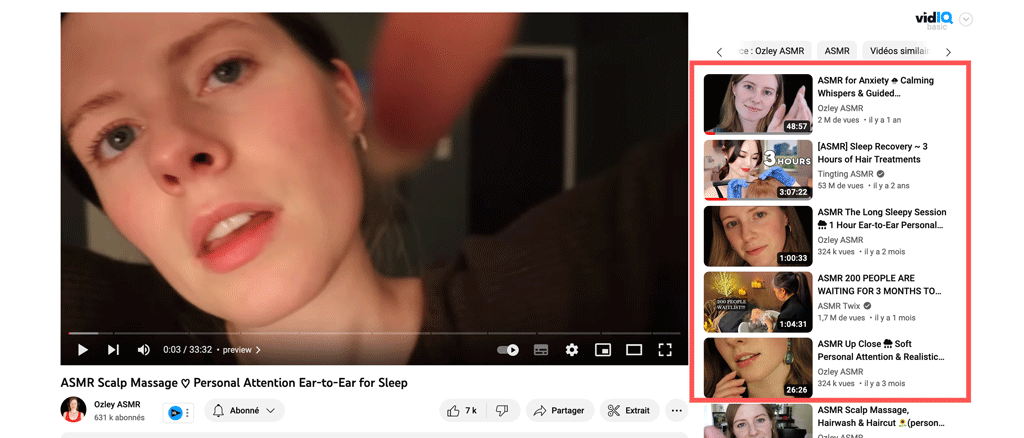 Comment YouTube suggère les vidéos à regarder après la vidéo en cours