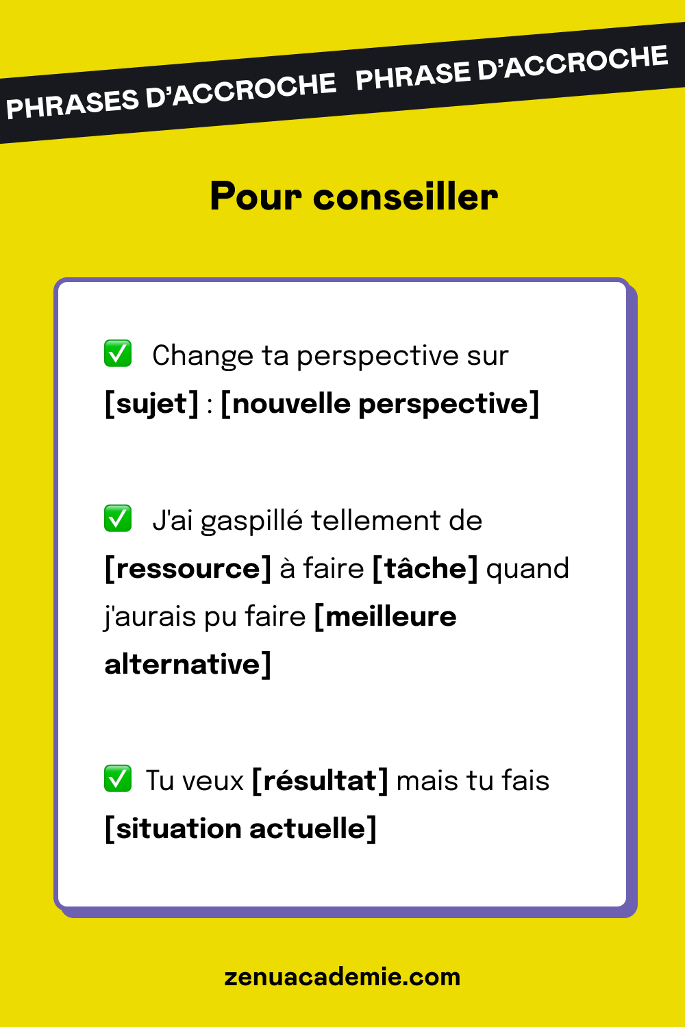3 formules d'accroches pour donner un conseil