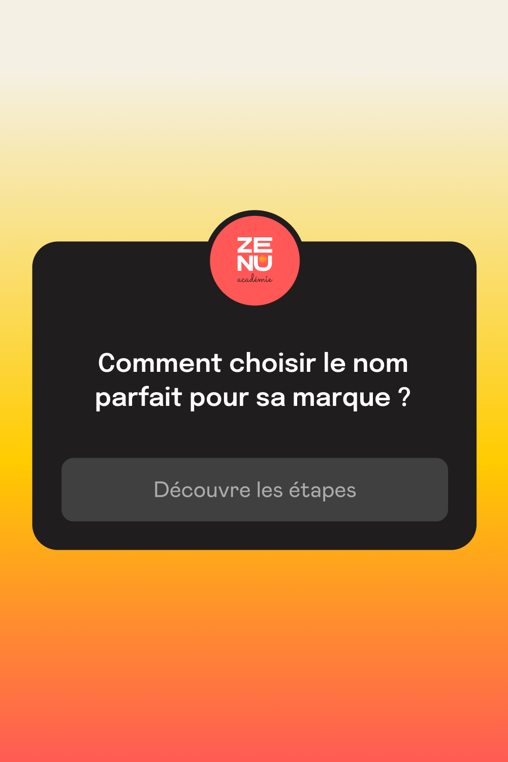 Comment choisir le nom de son entreprise