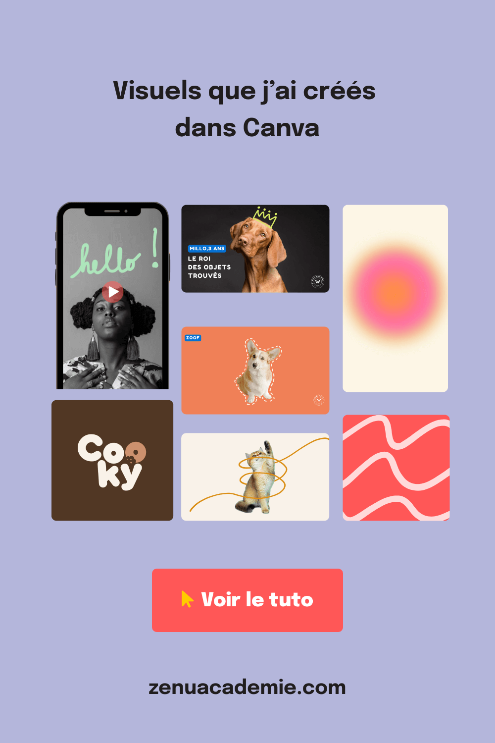 Visuels que tu peux créer grâce à l'outil dessin de Canva