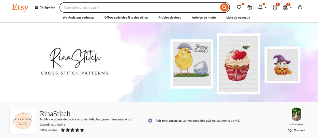 Exemples d'entreprises avec le même logo créé dans Canva 