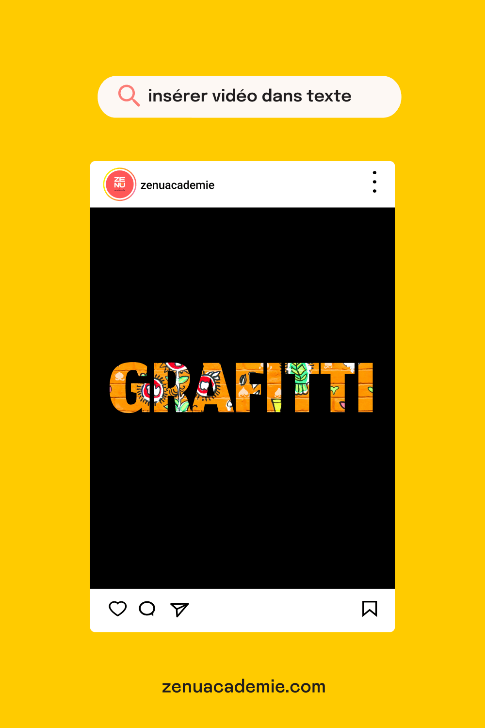 Comment ajouter une vidéo dans du texte