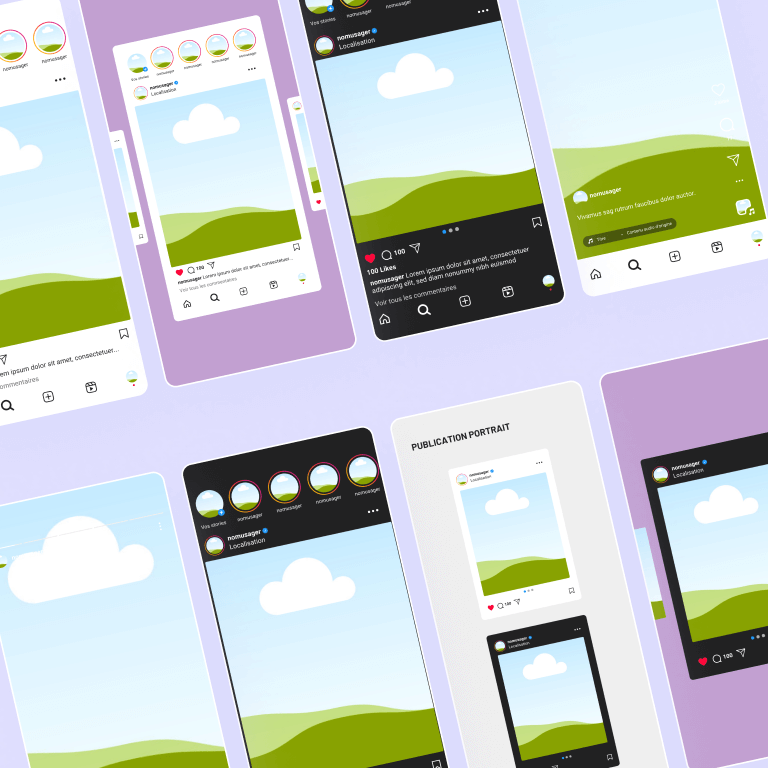 Modèles Canva de publications Instagram