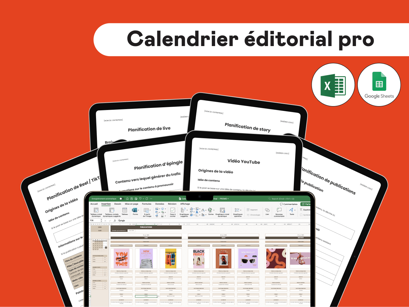 Présentation du calendrier et ses bonus