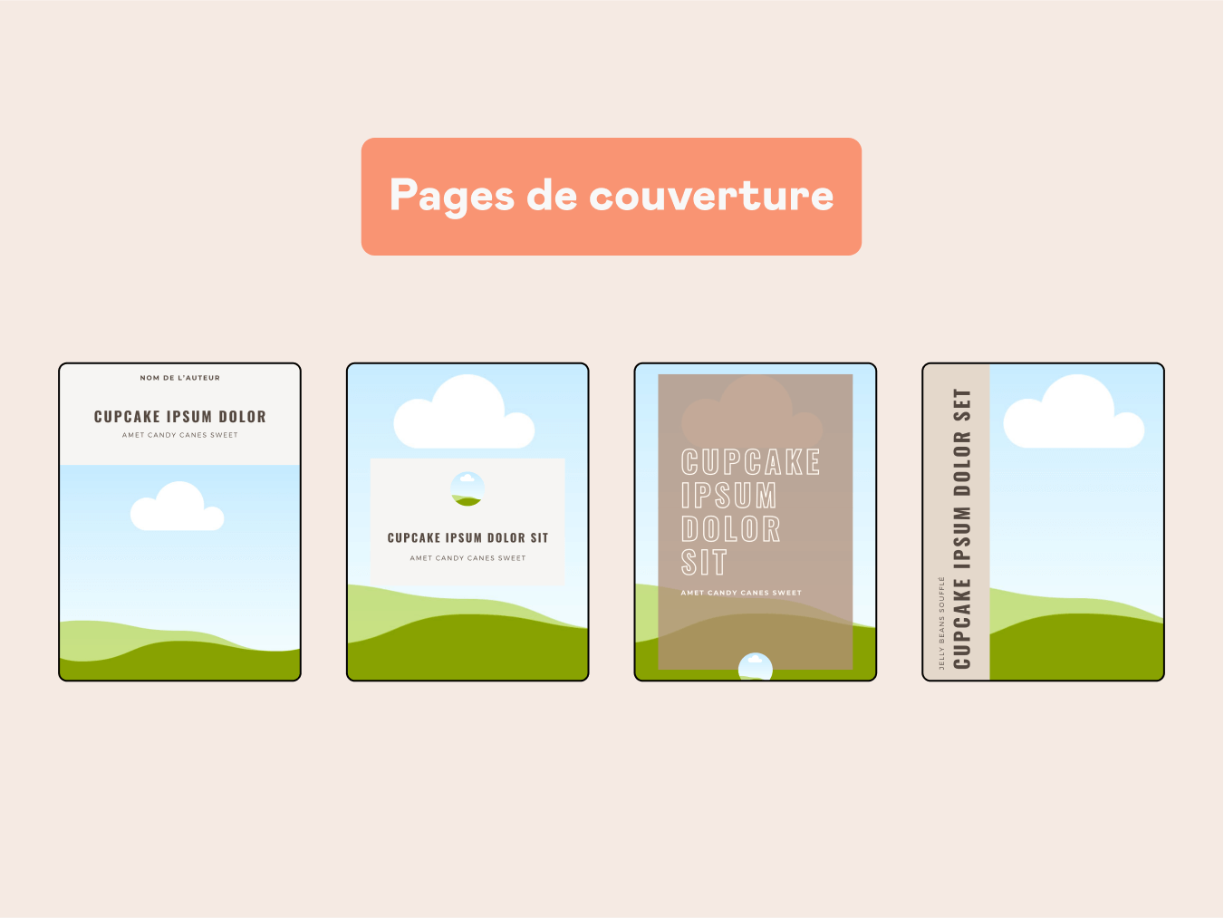 modèles de page de couverture