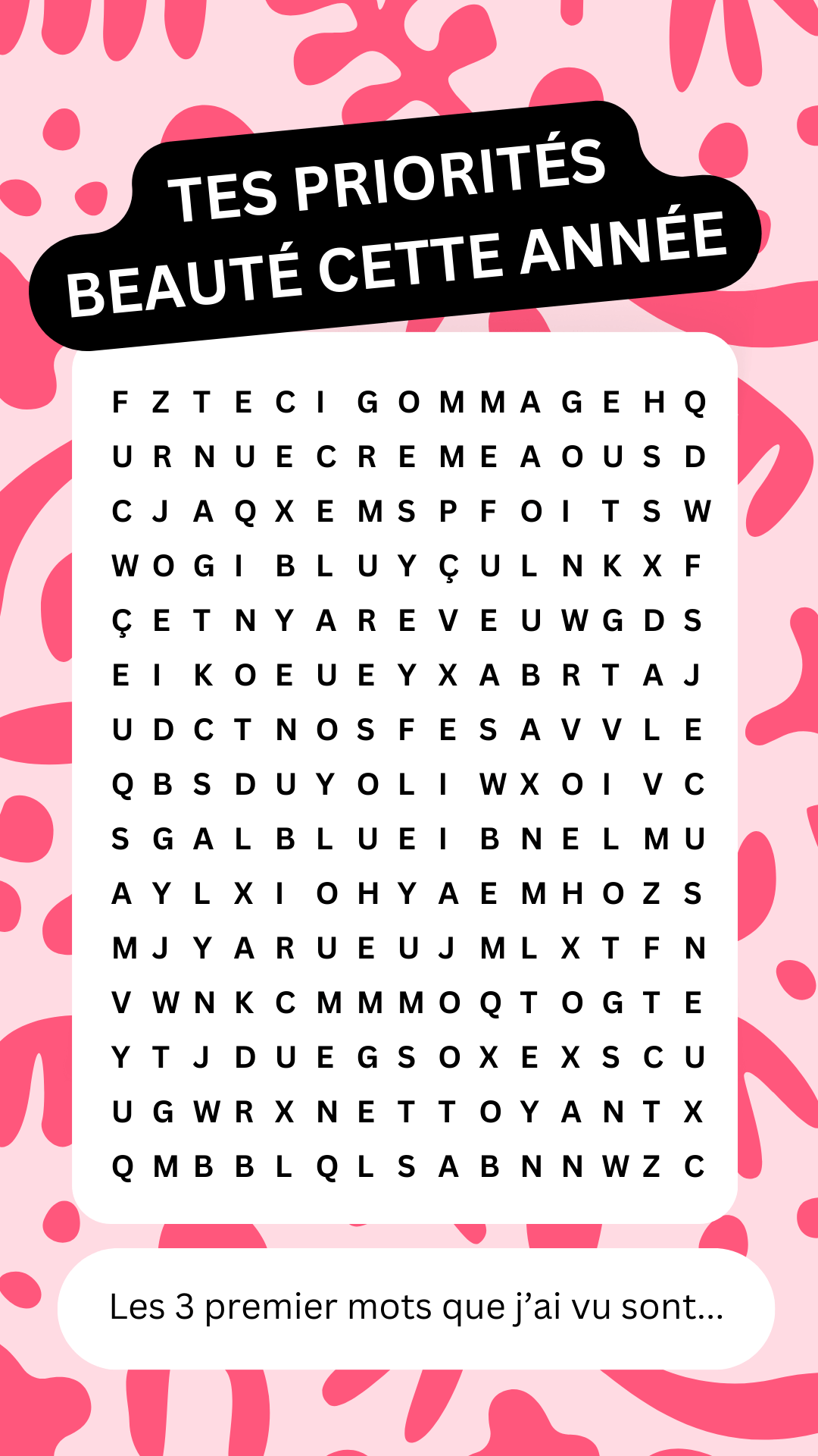 Exemple de mot caché