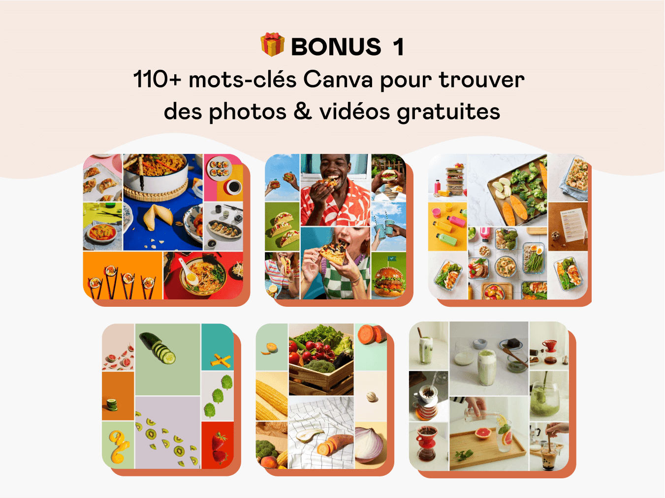 Bonus 1 : mots-clés Canva de photos