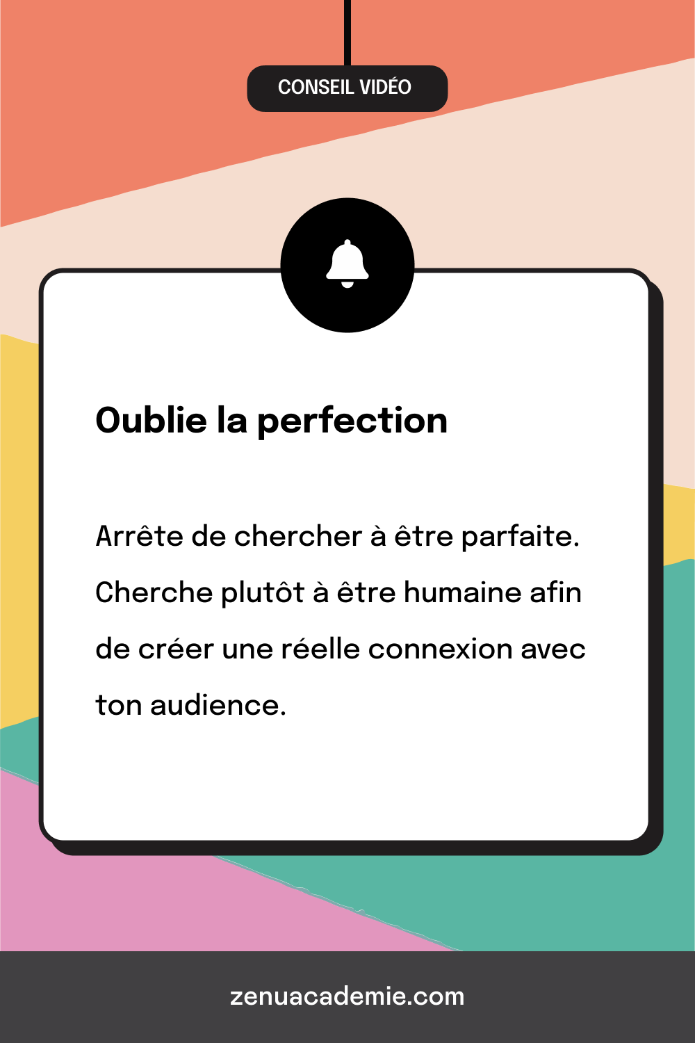 Oublie la perfection, sois humaine