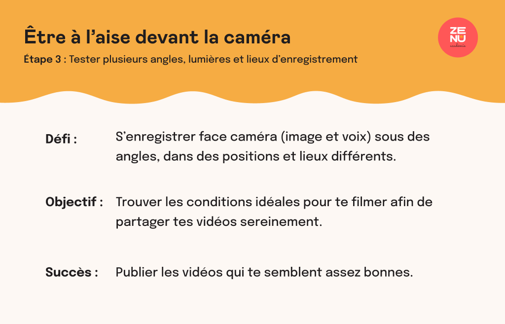 Trouver les meilleurs conditions de tournage vidéo
